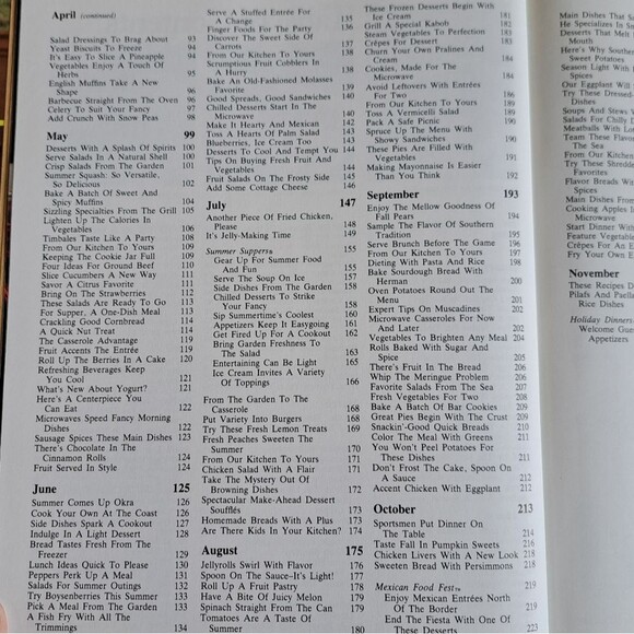Southern Living 1982 Annual Recipes cookbook vintage book recipes 355 pages - Picture 7 of 7